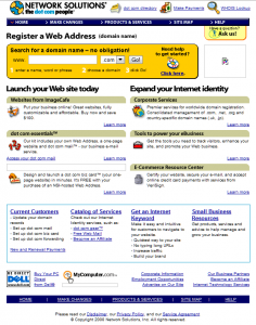 Old Network Solutions Site