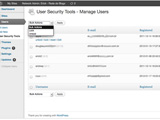 User Security Tools Plugin